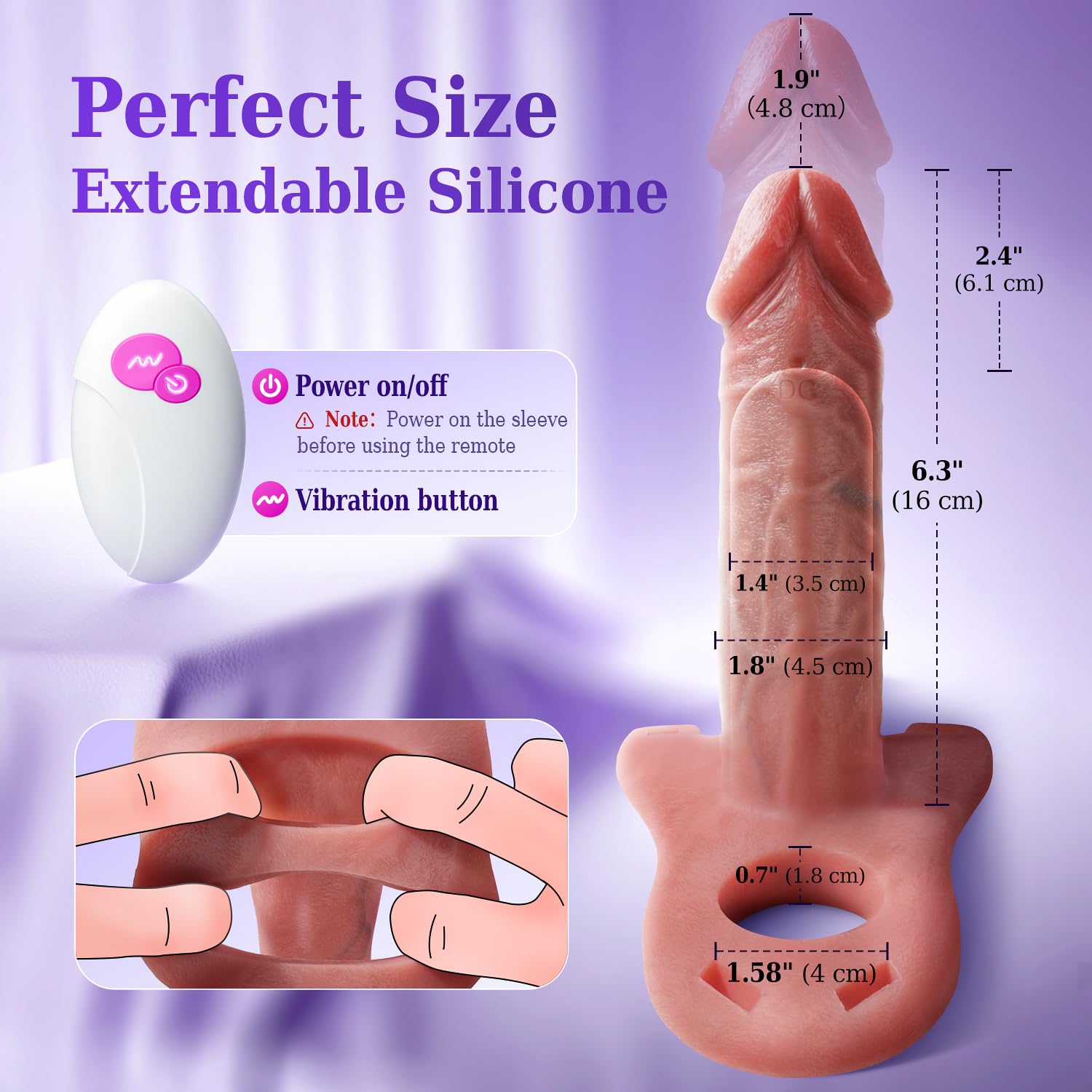 Penis Sleeve Cock Sleeve Vibrator - FYSHAVO 4IN1 Realistic Adult Male Sex Toys for Men Penis Extender Vibrating Cock Ring 9 Modes, App Remote Control, Elastic Penis Ring to Enlarge for Men Couples Penis Sleeve Cock Sleeve Vibrator - FYSHAVO 4IN1 Realistic Adult Male Sex Toys for Men Penis Extender Vibrating Cock Ring 9 Modes, App Remote Control, Elastic Penis Ring to Enlarge for Men Couples