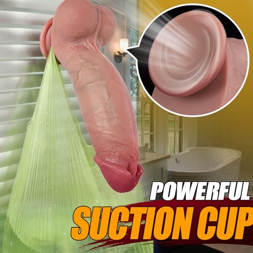 7 Inch Girth Extra Large Bold Dildo, Real Skin Dual Density Silicone Dildo with Strong Suction Cup for Hands-Free Play, G-Spot Realistic Dildo Anal Sex Toy for Men and Women 7 Inch Girth Extra Large Bold Dildo, Real Skin Dual Density Silicone Dildo with Strong Suction Cup for Hands-Free Play, G-Spot Realistic Dildo Anal Sex Toy for Men and Women