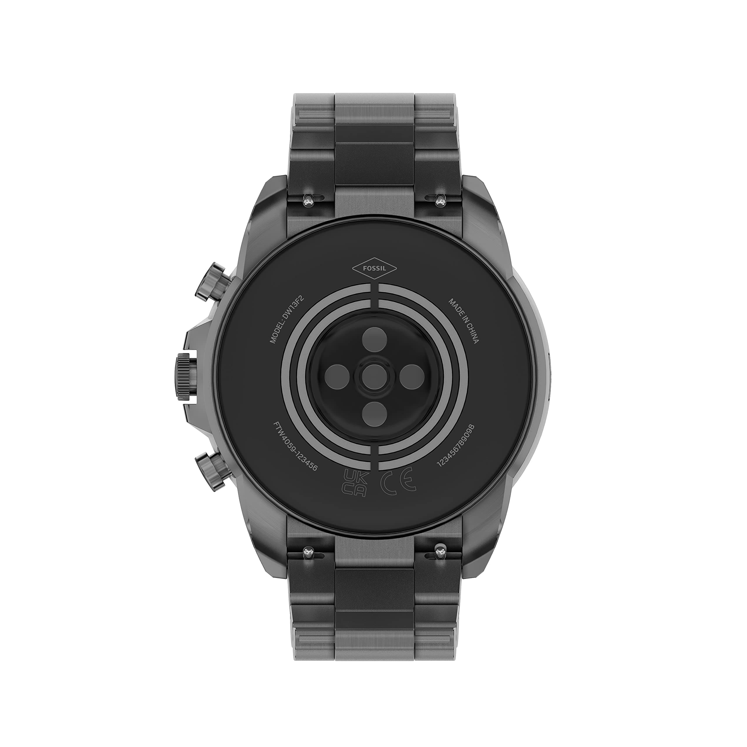Fossil Men's Gen 6 44mm Stainless Steel Touchscreen Smart Watch