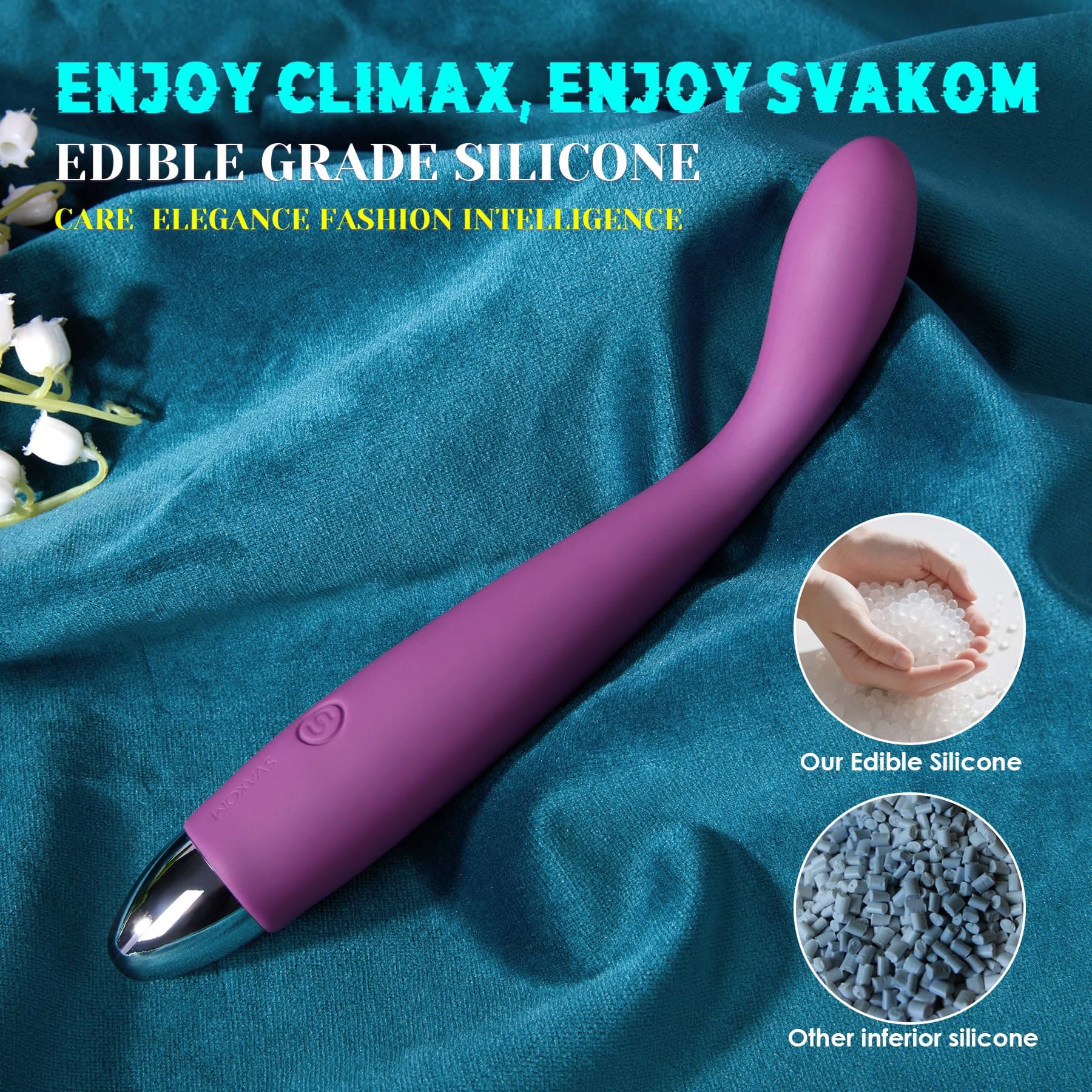 ألعاب جنسية على شكل أصابع من SVAKOM COCO، هزاز على شكل قضيب