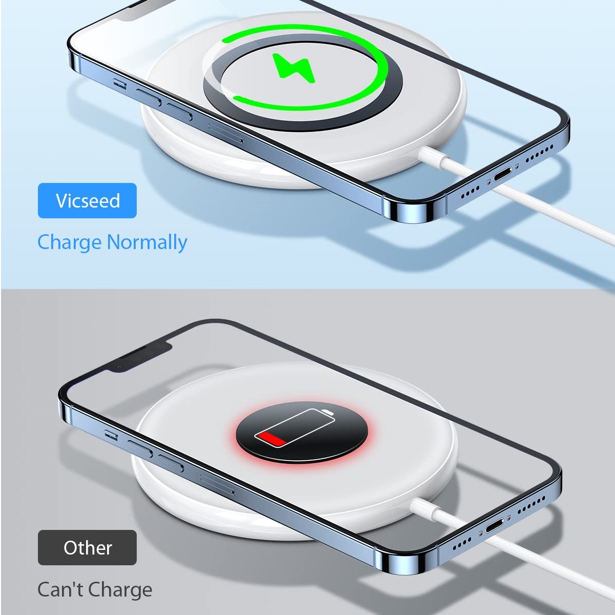 حامل سيارة VICSEED بتقنية MagSafe حامل سيارة VICSEED بتقنية MagSafe