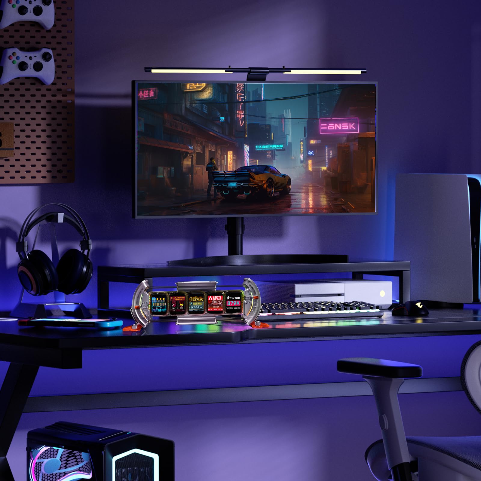 Divoom Cyberpunk Pixel Desktop Monitor Divoom Cyberpunk Pixel Desktop Monitor