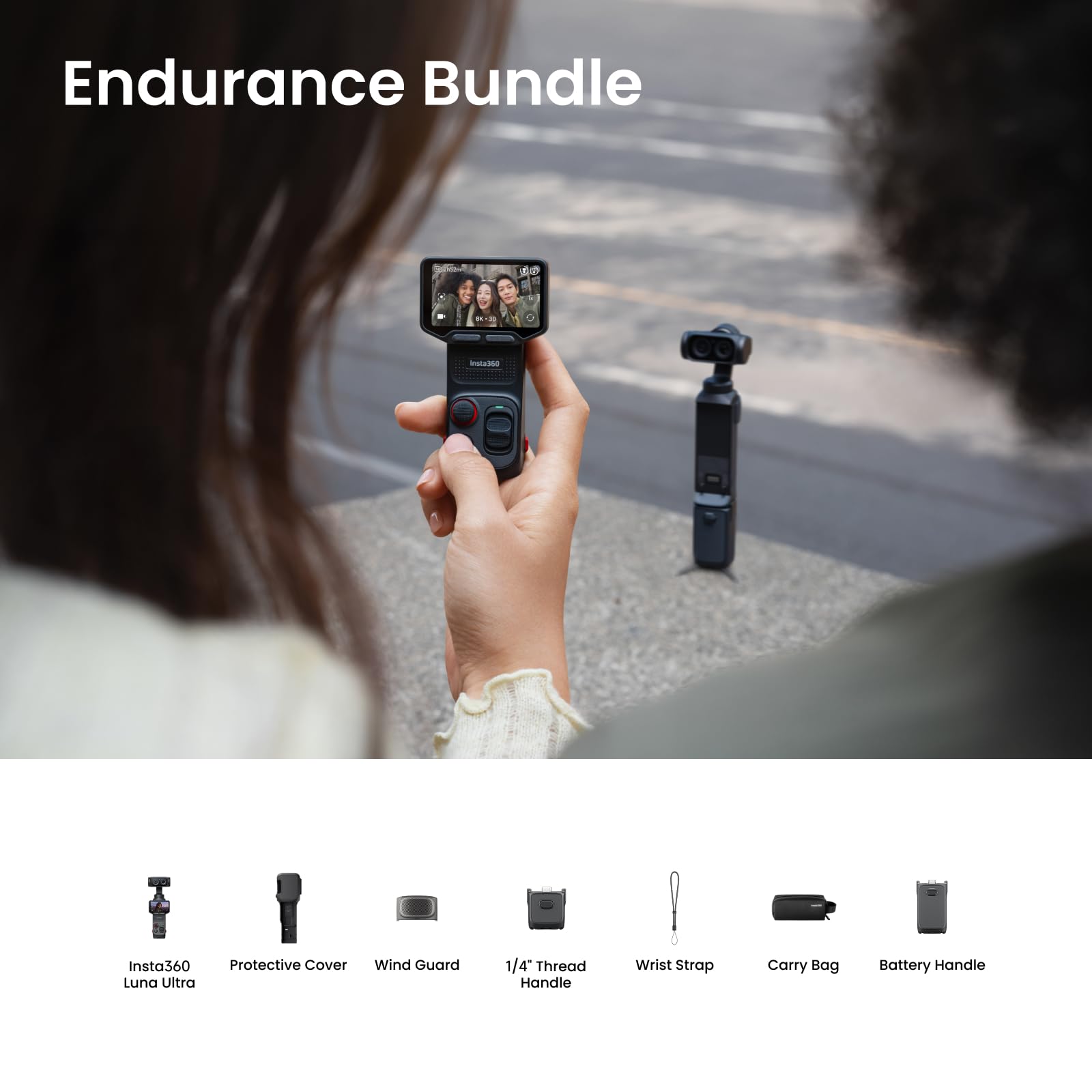 Insta360 Luna Ultra - كاميرا مدونة فيديو بدقة 8K