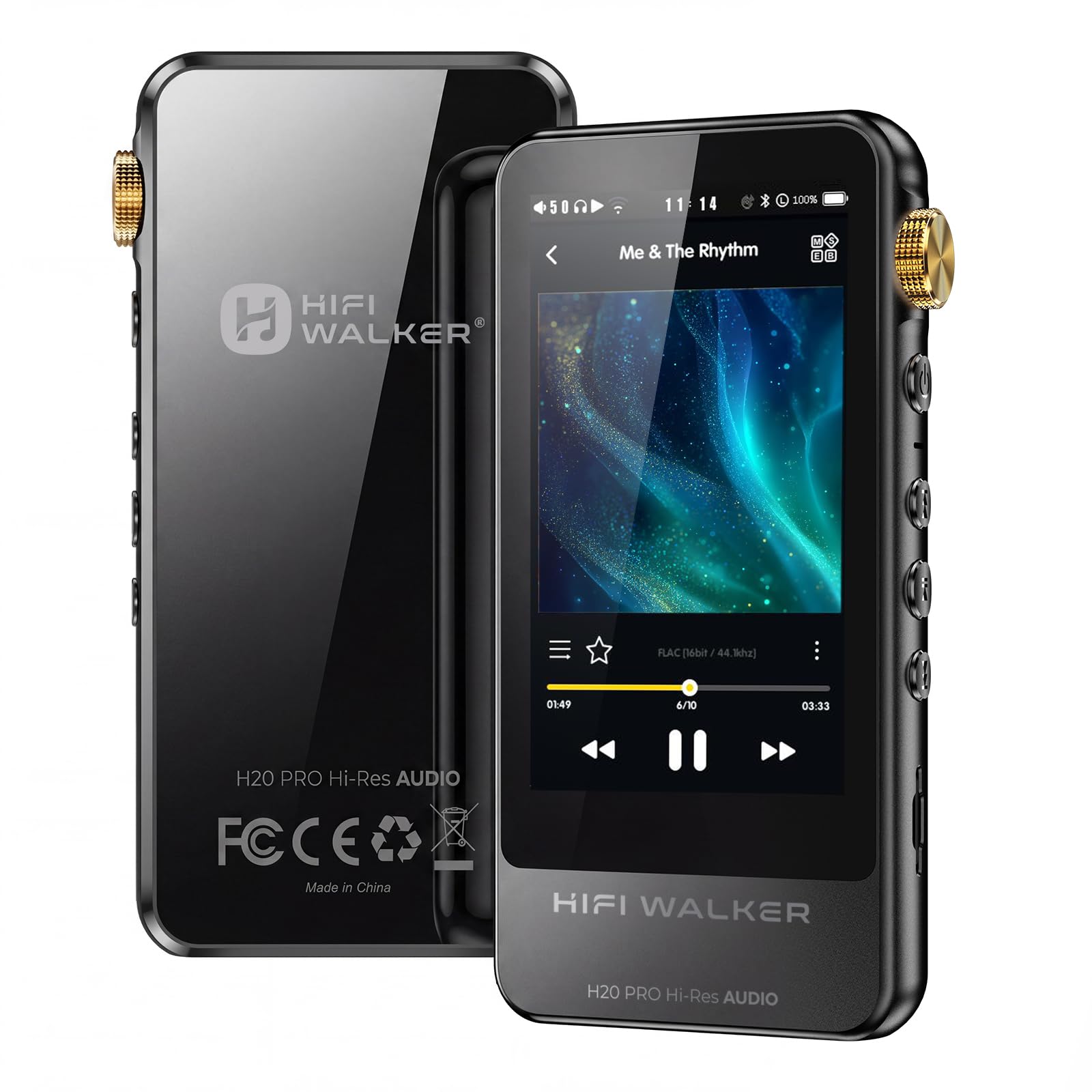 مشغل ملفات MP3 عالي الدقة ووكر H20 برو مشغل ملفات MP3 عالي الدقة ووكر H20 برو