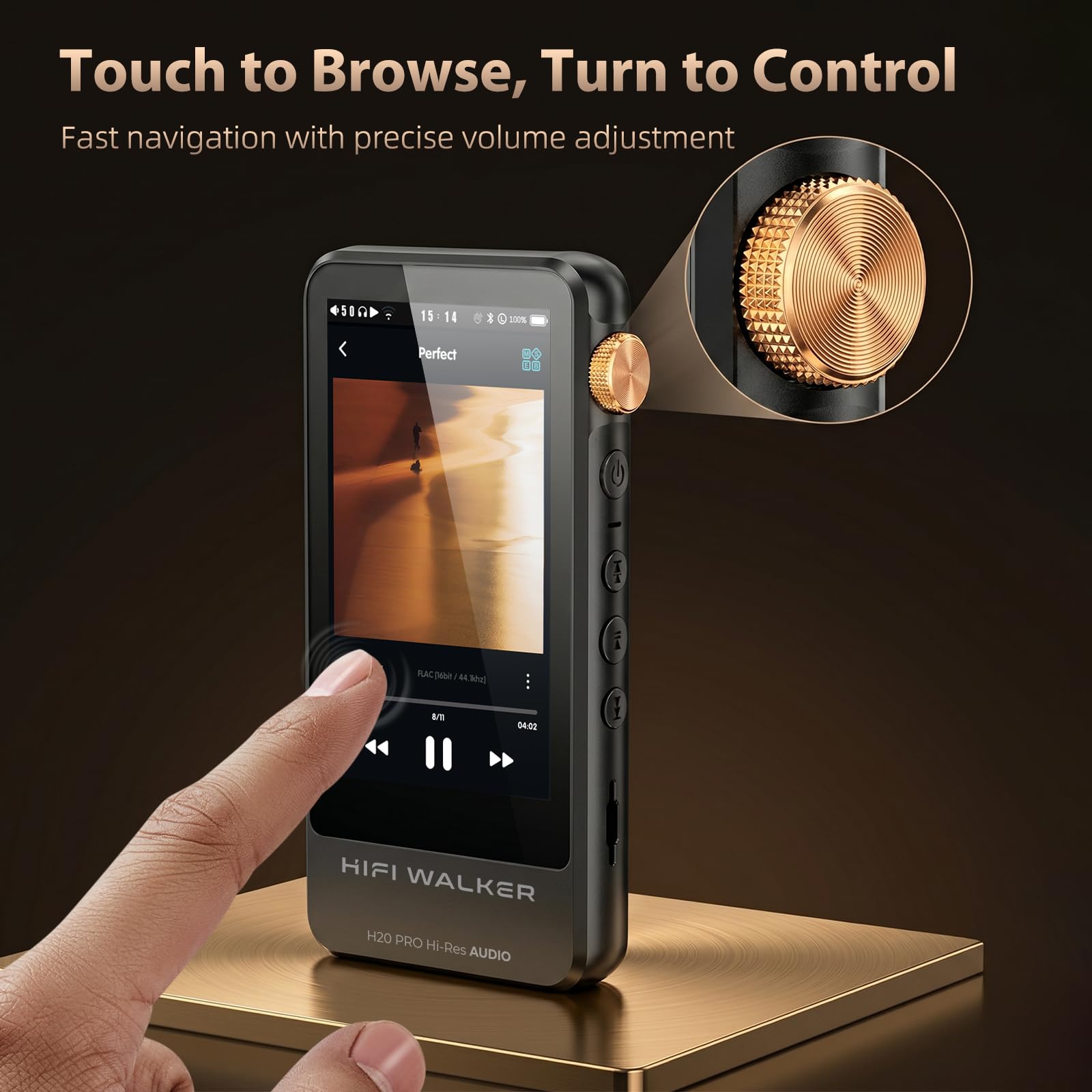 مشغل ملفات MP3 عالي الدقة ووكر H20 برو مشغل ملفات MP3 عالي الدقة ووكر H20 برو