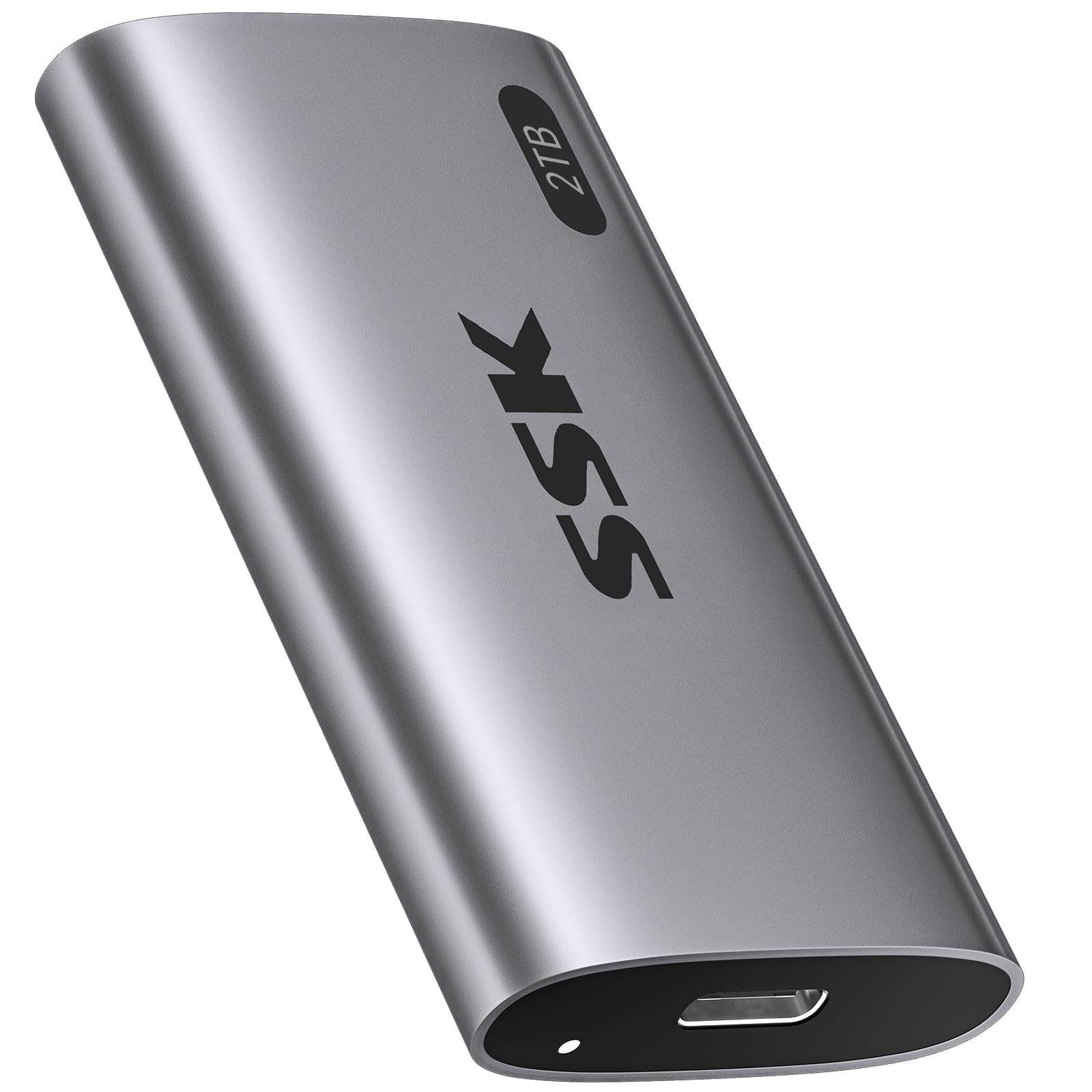 قرص صلب خارجي محمول من نوع SSD بسعة 2 تيرابايت من SSK قرص صلب خارجي محمول من نوع SSD بسعة 2 تيرابايت من SSK