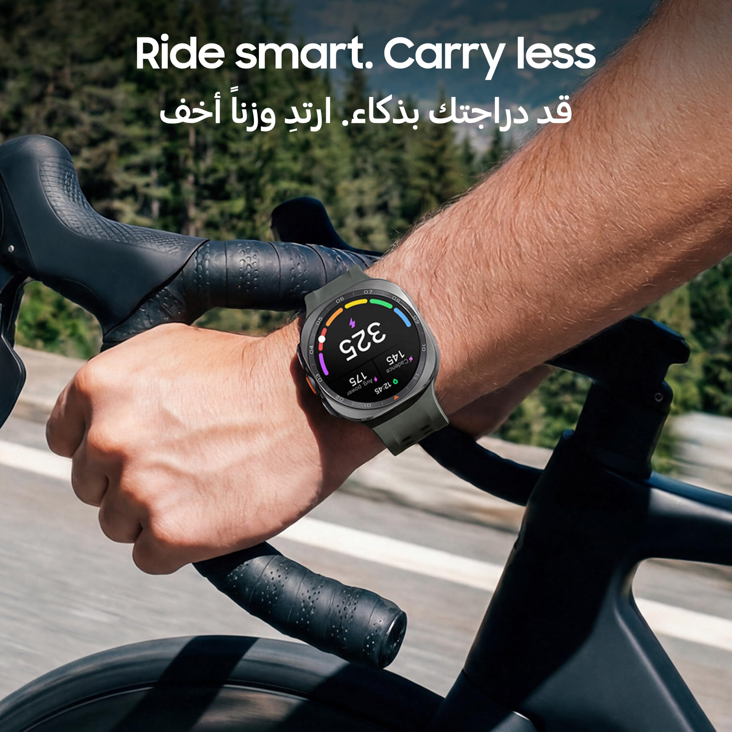 Samsung Galaxy Watch Ultra2 Titanium Gray, 47mm, Bluetooth, Rugged Luxury design, 800 mAh Battery, Fast Charging, Trail Run, Energy Score, Sleep Coaching, Raise to Talk (KSA Version) Samsung Galaxy Watch Ultra2 Titanium Gray, 47mm, Bluetooth, Rugged Luxury design, 800 mAh Battery, Fast Charging, Trail Run, Energy Score, Sleep Coaching, Raise to Talk (KSA Version)
