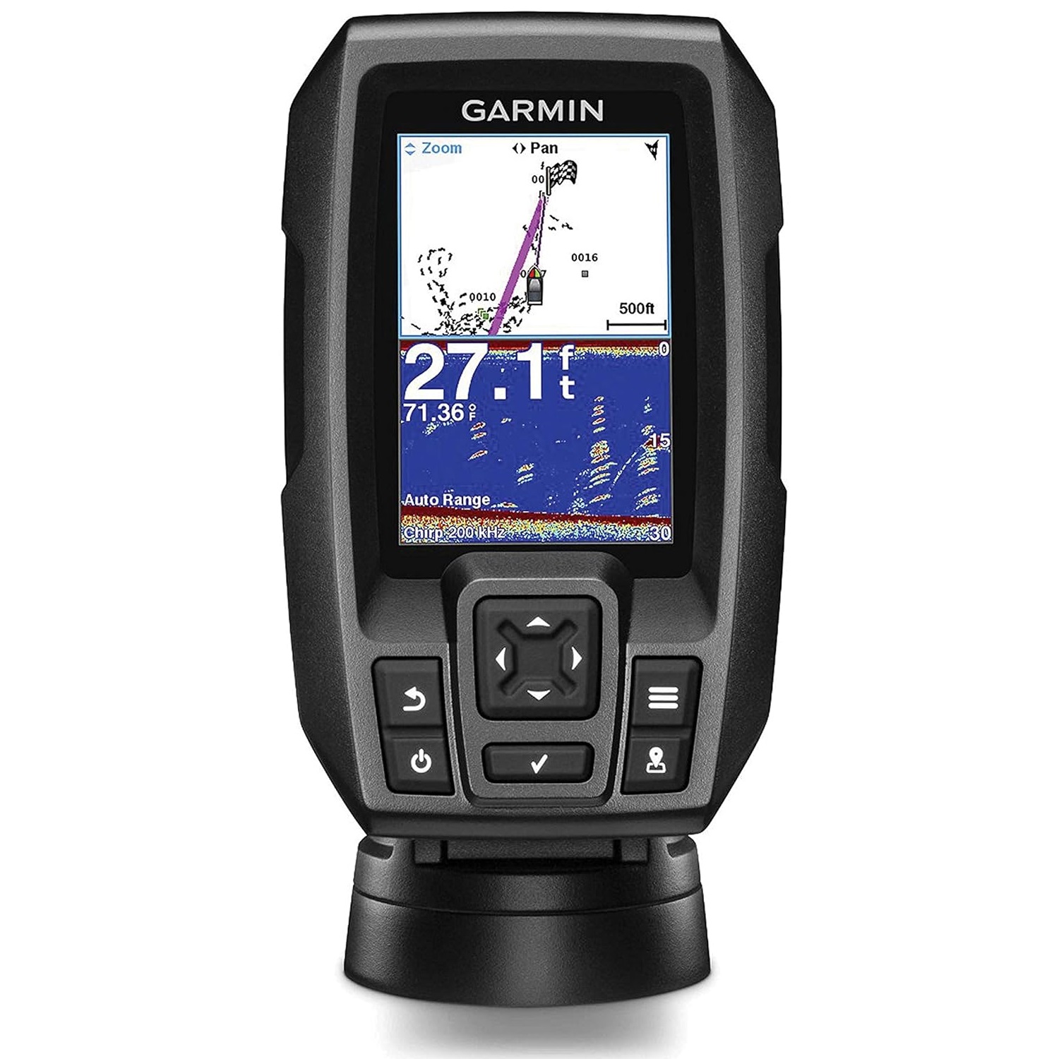 جهاز جارمن سترايكر 4 (010-01550-00) مع محول طاقة، وجهاز كشف الأسماك GPS بشاشة 3.5 بوصة مع خاصية Chirp جهاز جارمن سترايكر 4 (010-01550-00) مع محول طاقة، وجهاز كشف الأسماك GPS بشاشة 3.5 بوصة مع خاصية Chirp